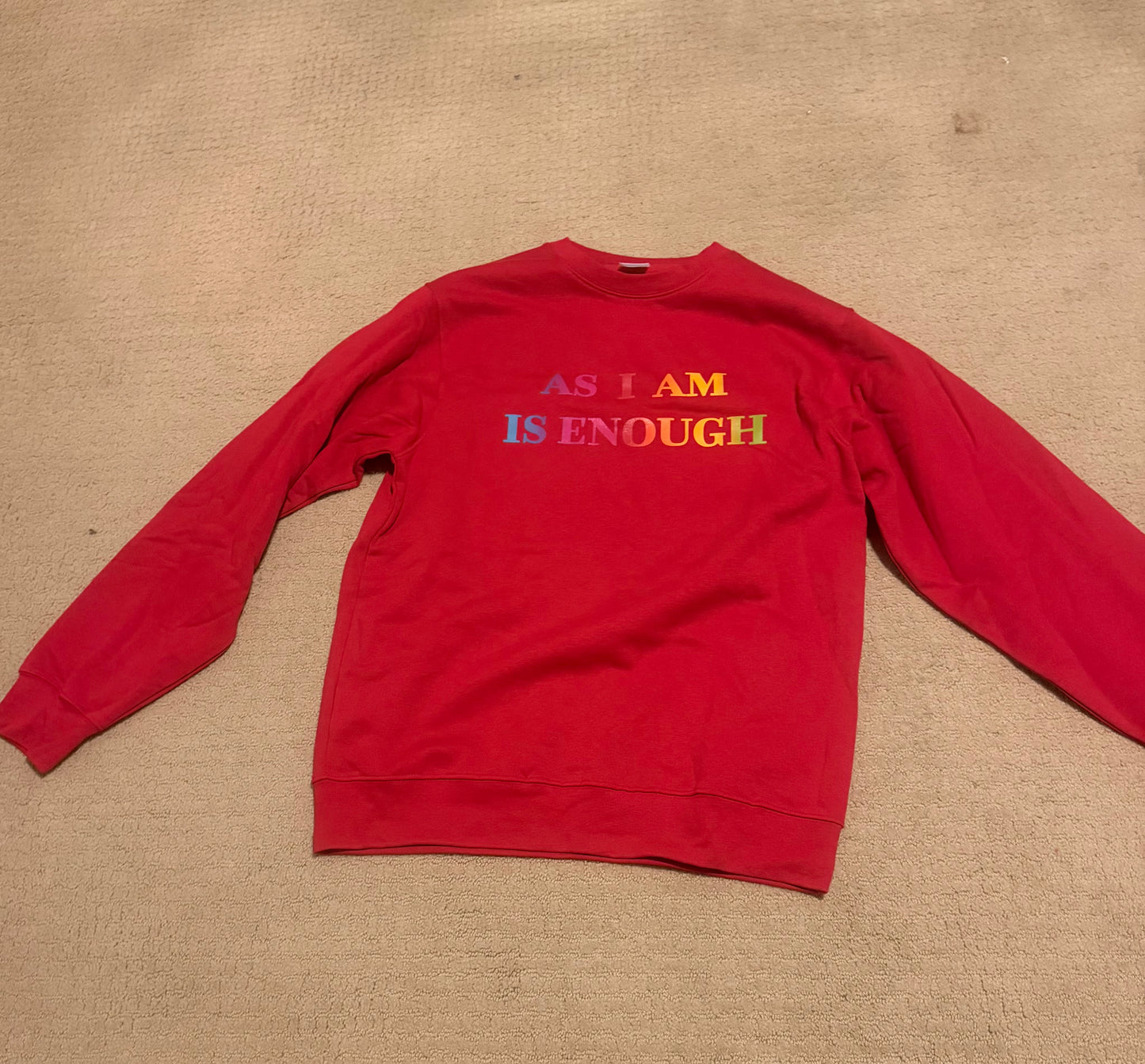Red Crewneck Sweater